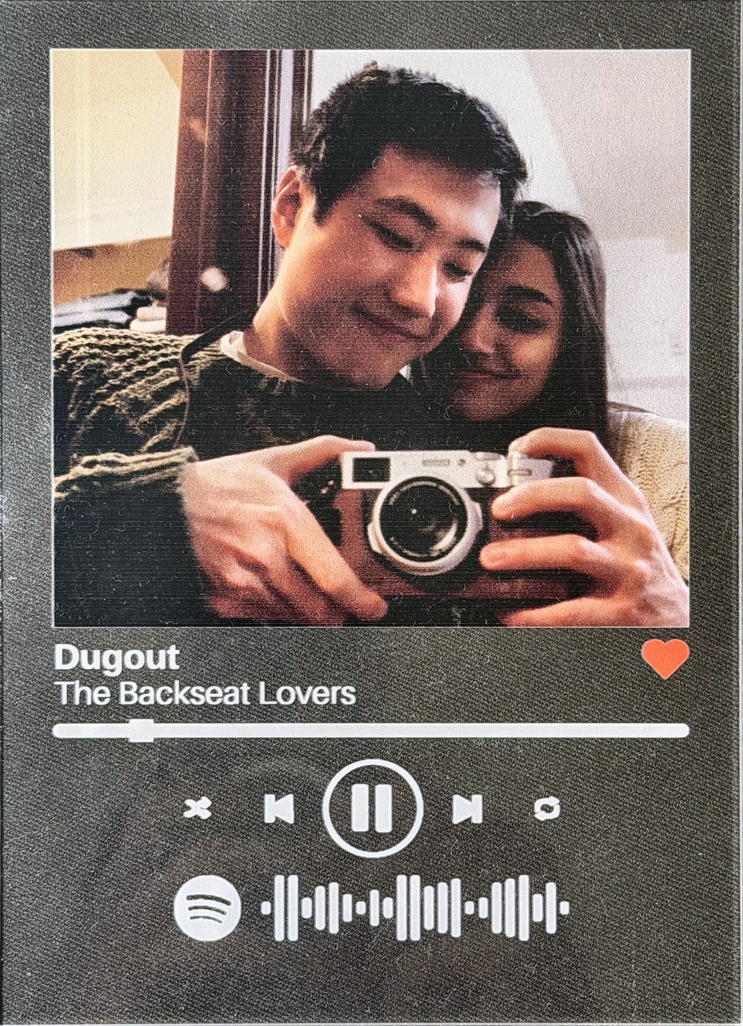 Spotify song frame