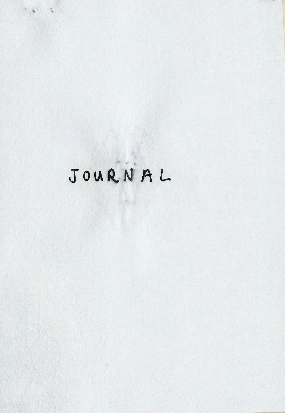 A page headed "JOURNAL"