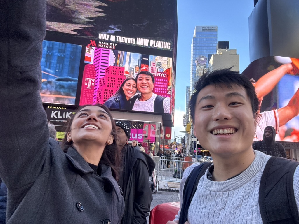 On the big screen.